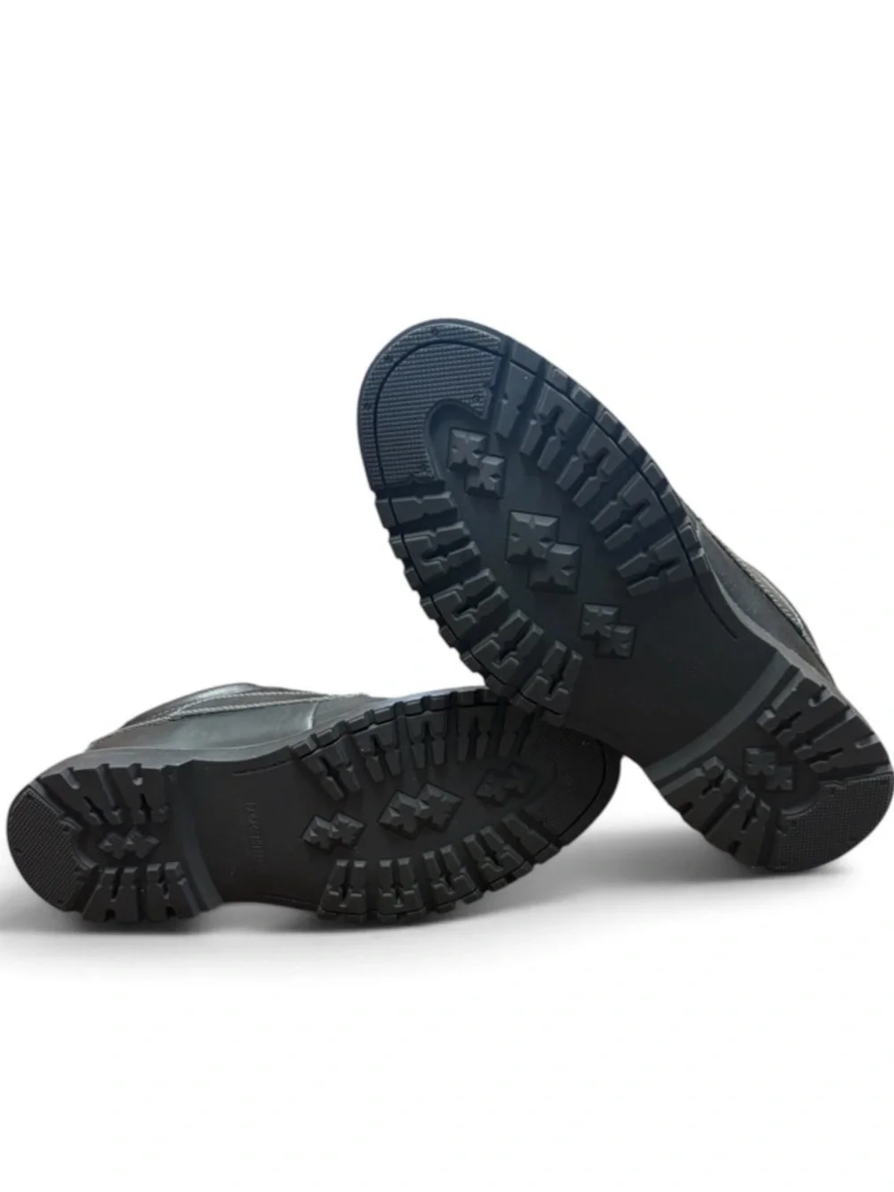 Classic Men's Black Lace-Up Work Shoes